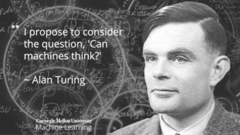IA – Alan Turning Alan Turing, « I propose to consider the question, Can machines think ? »